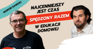 Odcinek podcastu Baj Example z Marcinem Sawickim o edukacji domowej